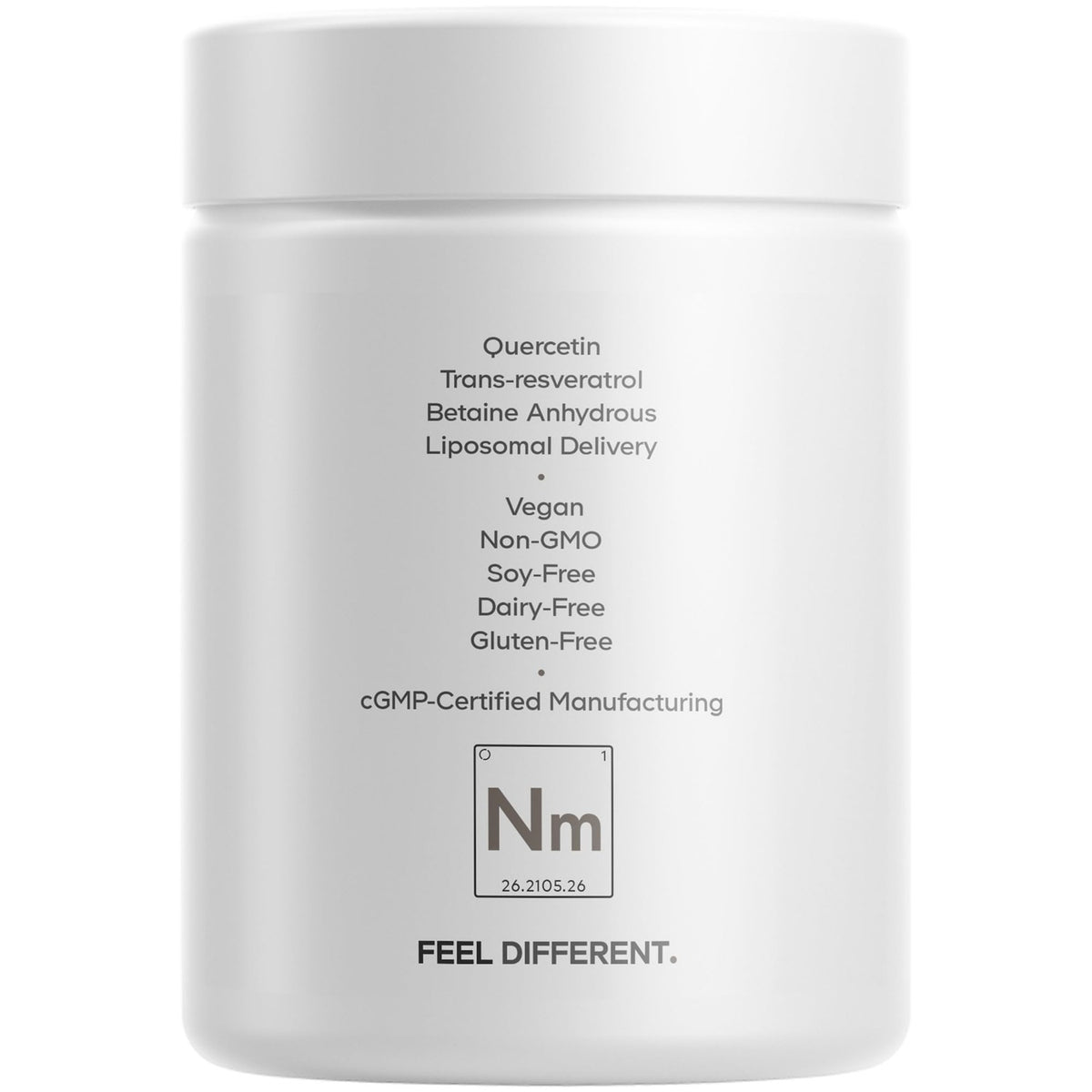 Codeage Liposomal NMN, 500mg, NAD+ Precursor, Quercetin, NSF, 90 Capsules