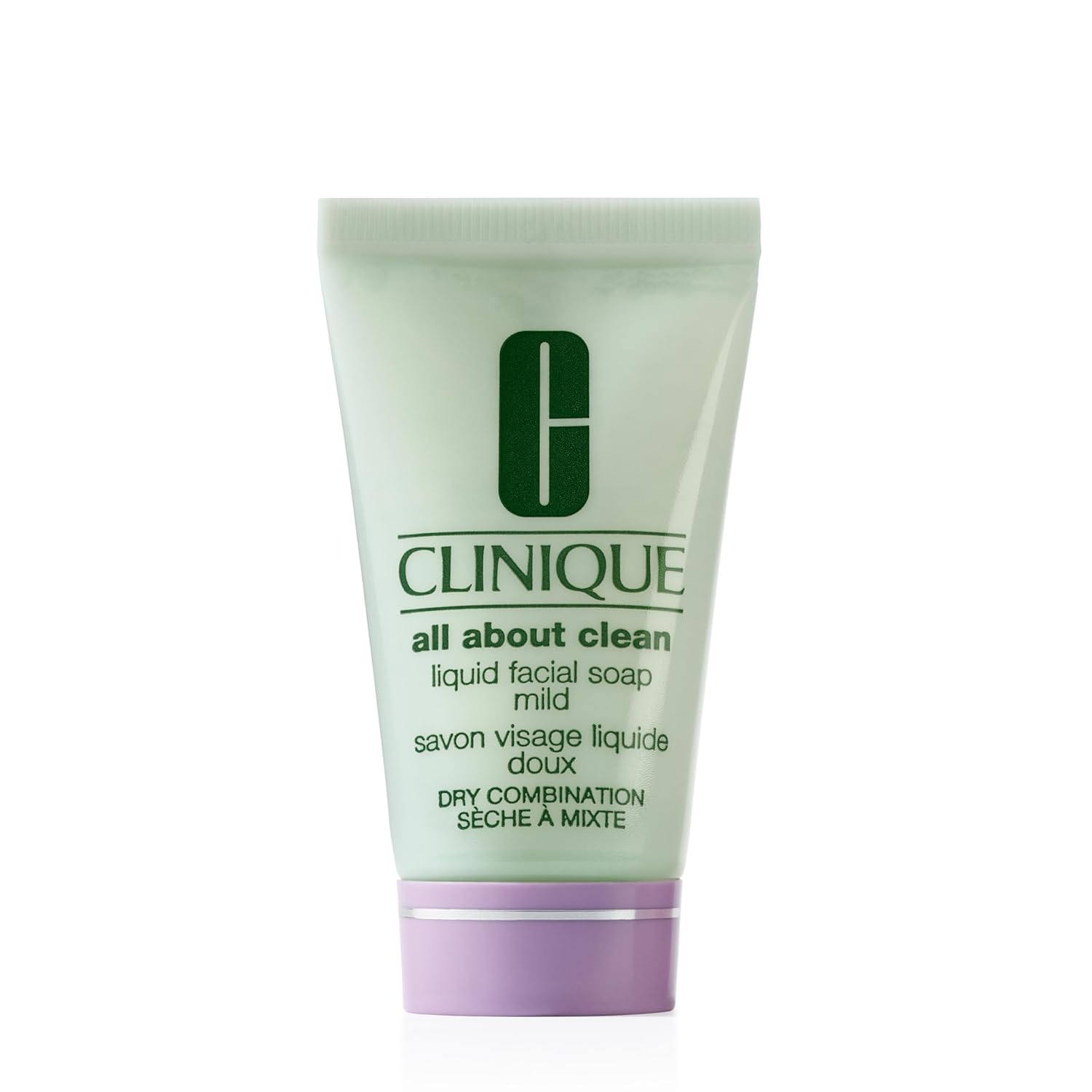 Buy now Clinique 3-Step All About Clean Liquid Gentle Facial Cleanser Soap For Dry Combination Skin | Type 2 1 Fl Oz - Mini Travel Size at indiglob india