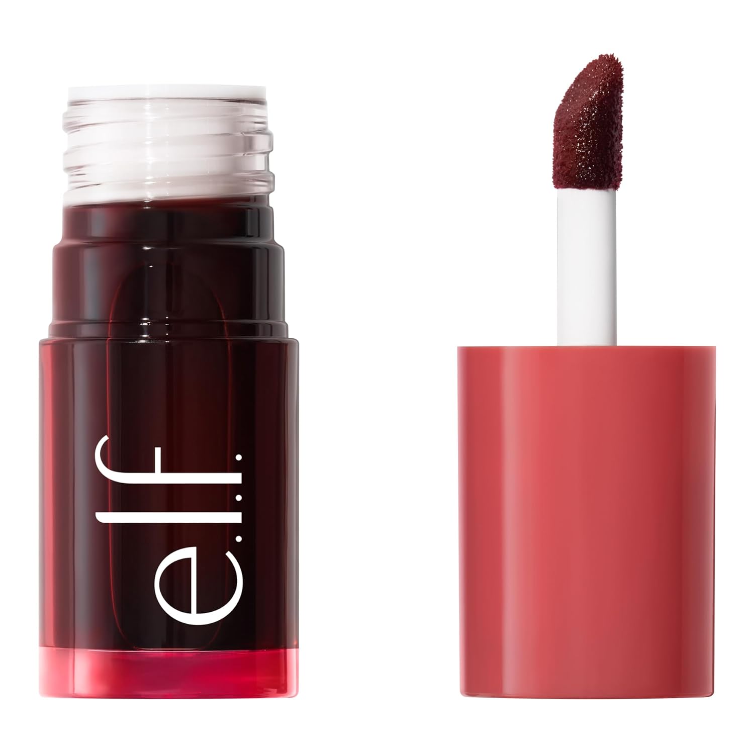 Buy now e.l.f. Sheer For It Blush Tint, Multi-Use, Long-Lasting Lip & Cheek Makeup, Creates A Natural Flush Finish, Vegan & Cruelty-Free, Cherry Cola at indiglob india