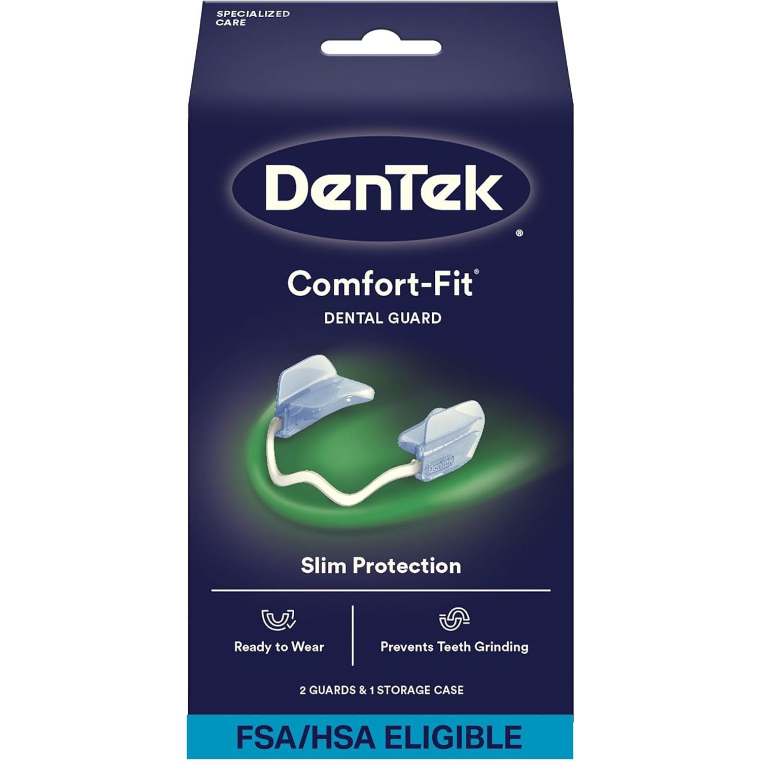 Buy now DenTek Comfort-Fit Dental Guard For Nighttime Teeth Grinding, Comfort-Fit Guard, 2 count(Pack of 1) at indiglob india