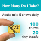 Benecol® Soft Chews – New Easy Bite Chew – with Plant Stanols Clinically Proven to Help Lower Cholesterol – Chocolate Flavor – 100 Count Pouch
