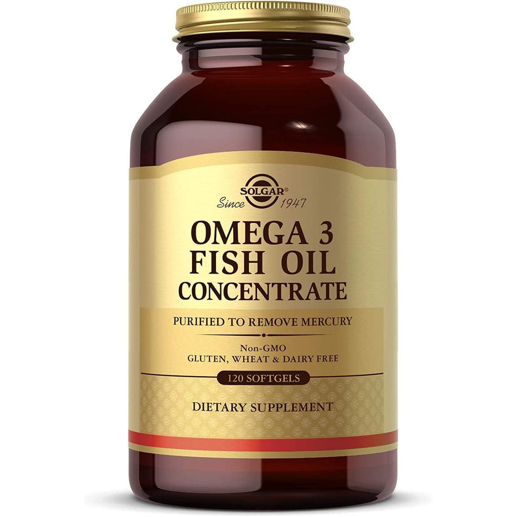 Buy now Solgar Omega-3 Fish Oil Concentrate, 240 Softgels at indiglob india