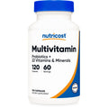 Nutricost Multivitamin with Probiotics 120 Vegetarian Capsules | Packed With Vitamins & Minerals