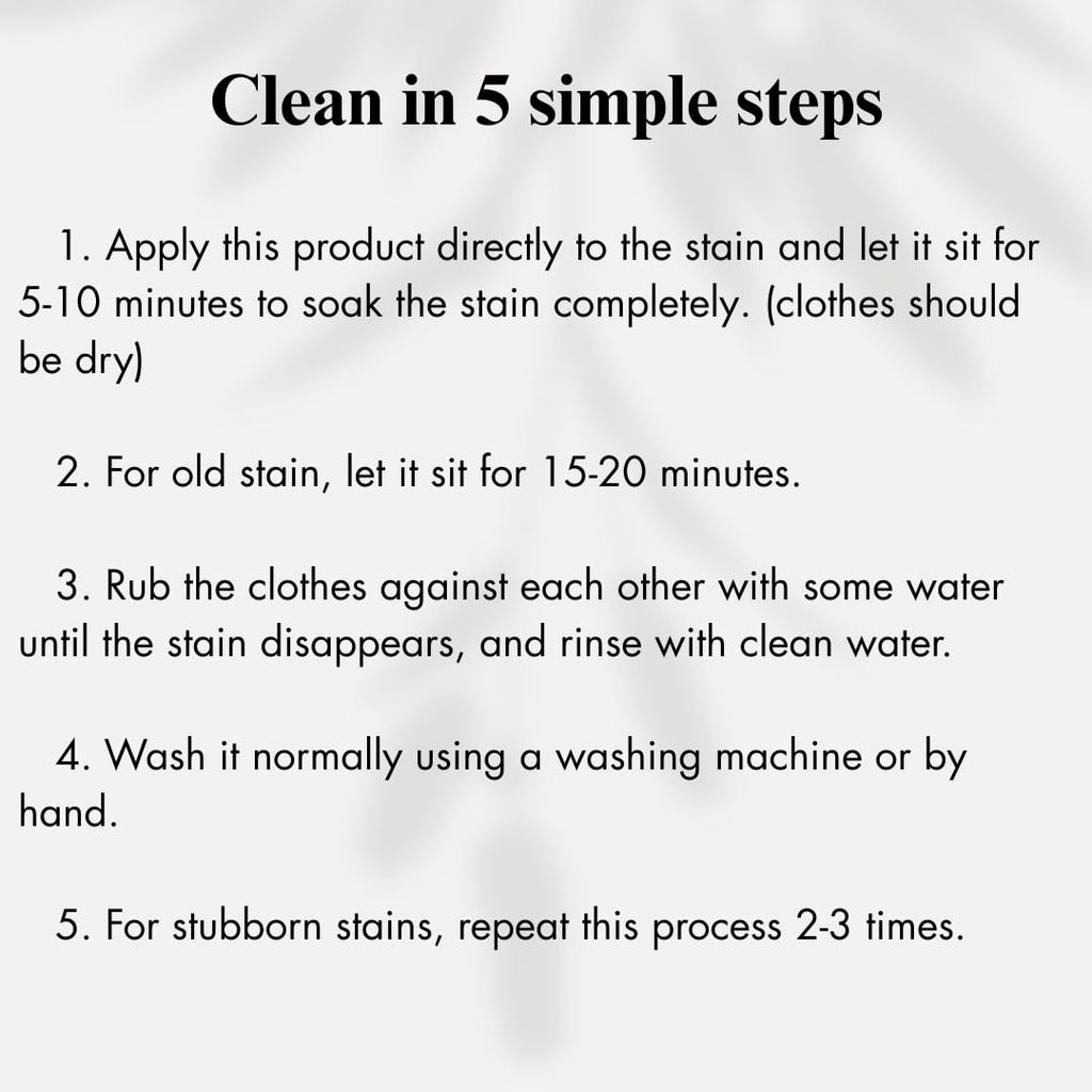 Oil & Grease Stain Remover for Clothes (10.14oz) – For Laundry