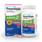 PreserVision AREDS 2 Chewable Eye Vitamins, Mixed Berry, 60 Tablets | AREDS 2 formula, lutein & zeaxanthin, vitamin C, E, zinc, copper, macular support* Vitamins, #1 eye doctor recommended brand1