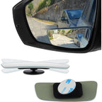 Buy now LivTee Blind Spot Mirror, Rectangular Shaped HD Glass Frameless Convex Rear View Mirror with wide angle Adjustable Stick for Cars SUV and Trucks, Pack of 2 at indiglob india