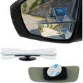 Buy now LivTee Blind Spot Mirror, Rectangular Shaped HD Glass Frameless Convex Rear View Mirror with wide angle Adjustable Stick for Cars SUV and Trucks, Pack of 2 Frameless at indiglob india
