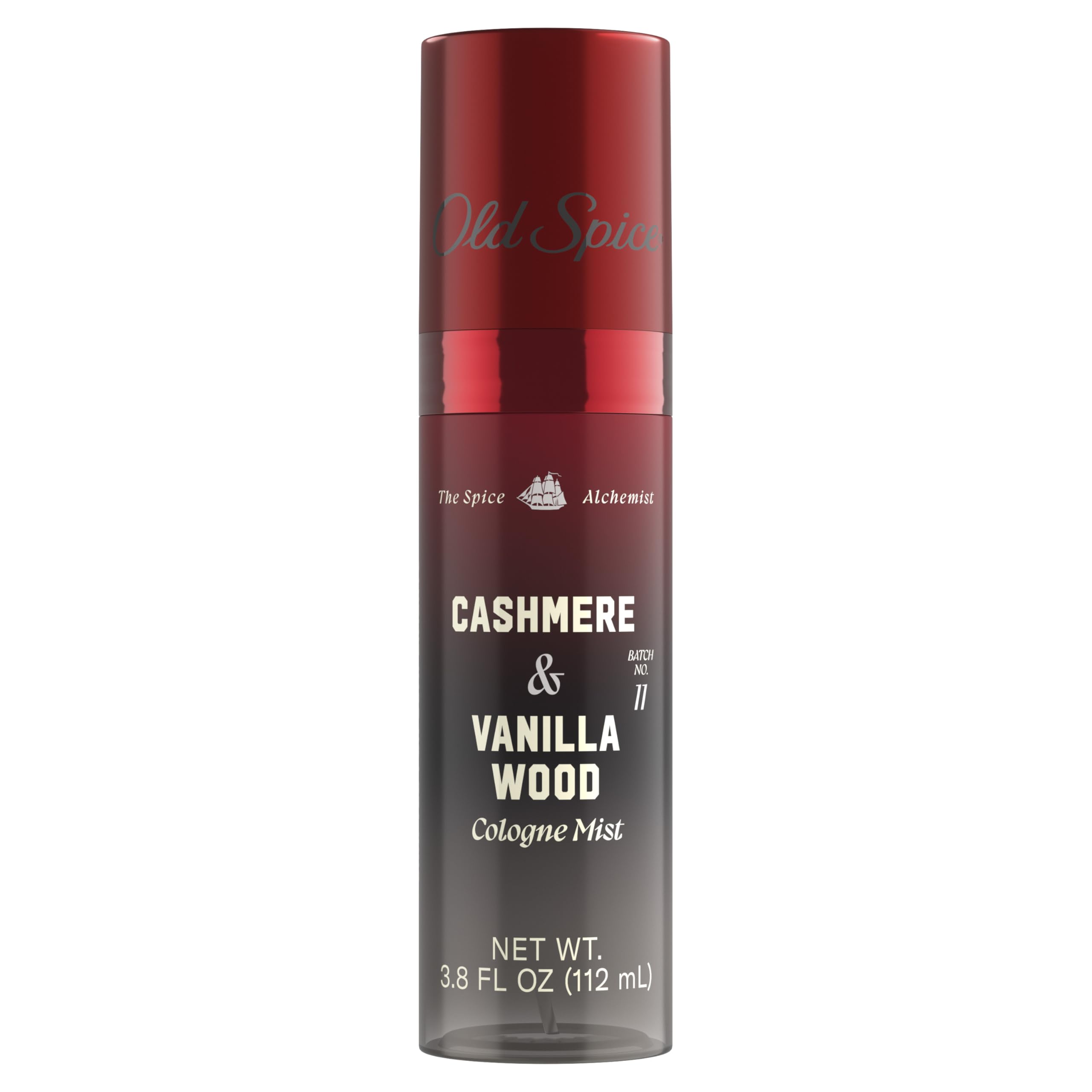 Old Spice Cologne Mist for Men, The Spice Alchemist Collection, 24/7 Cologne Infused Scent, No Trade Off Formula, Free of Parabens & Phthalates, Velvet Sage + Driftwood Scent, 3.8 oz