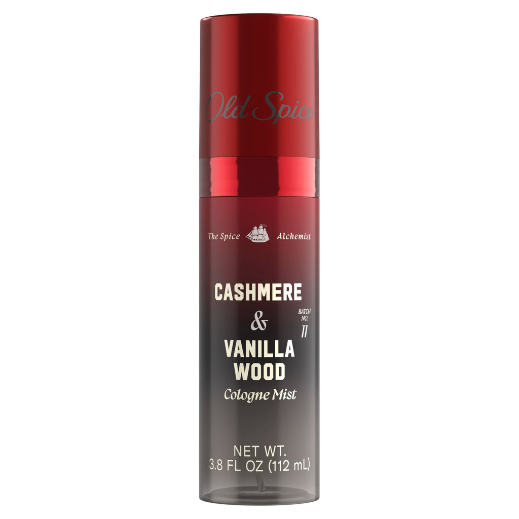 Old Spice Cologne Mist for Men, The Spice Alchemist Collection, 24/7 Cologne Infused Scent, No Trade Off Formula, Free of Parabens & Phthalates, Velvet Sage + Driftwood Scent, 3.8 oz
