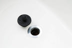 Buy now StopShroom Tub 2 Pack Universal Stopper for Bathtub and Bathroom Sink Drains, Black Plug 2pk, 2 Count at indiglob india