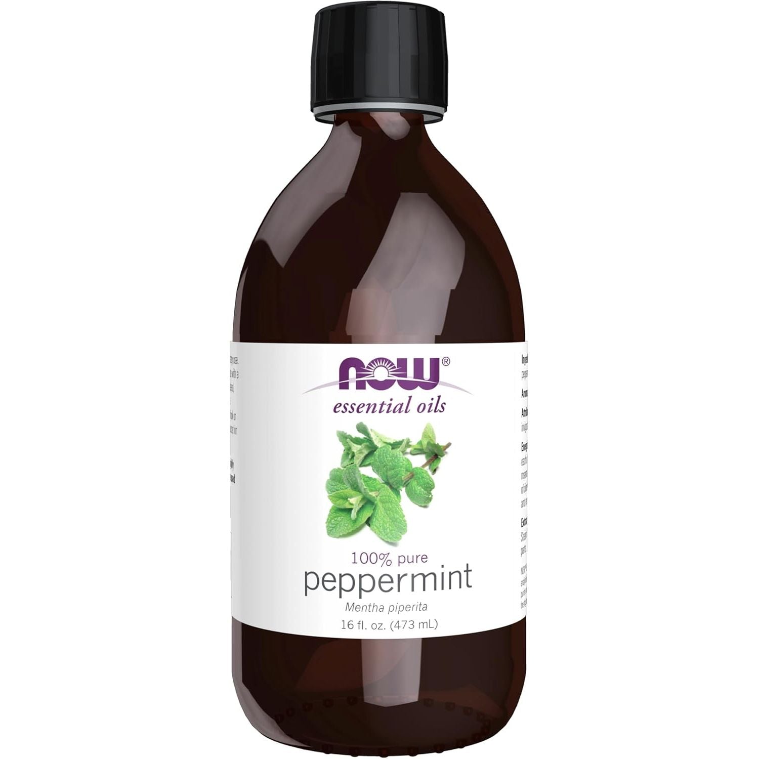 Buy now NOW Essential Oils, Peppermint Oil, Invigorating Aromatherapy Scent, Steam Distilled, 100% Pure, Vegan, Child Resistant Cap, 1-Ounce 16 Fl Oz (Pack of 1) at indiglob india