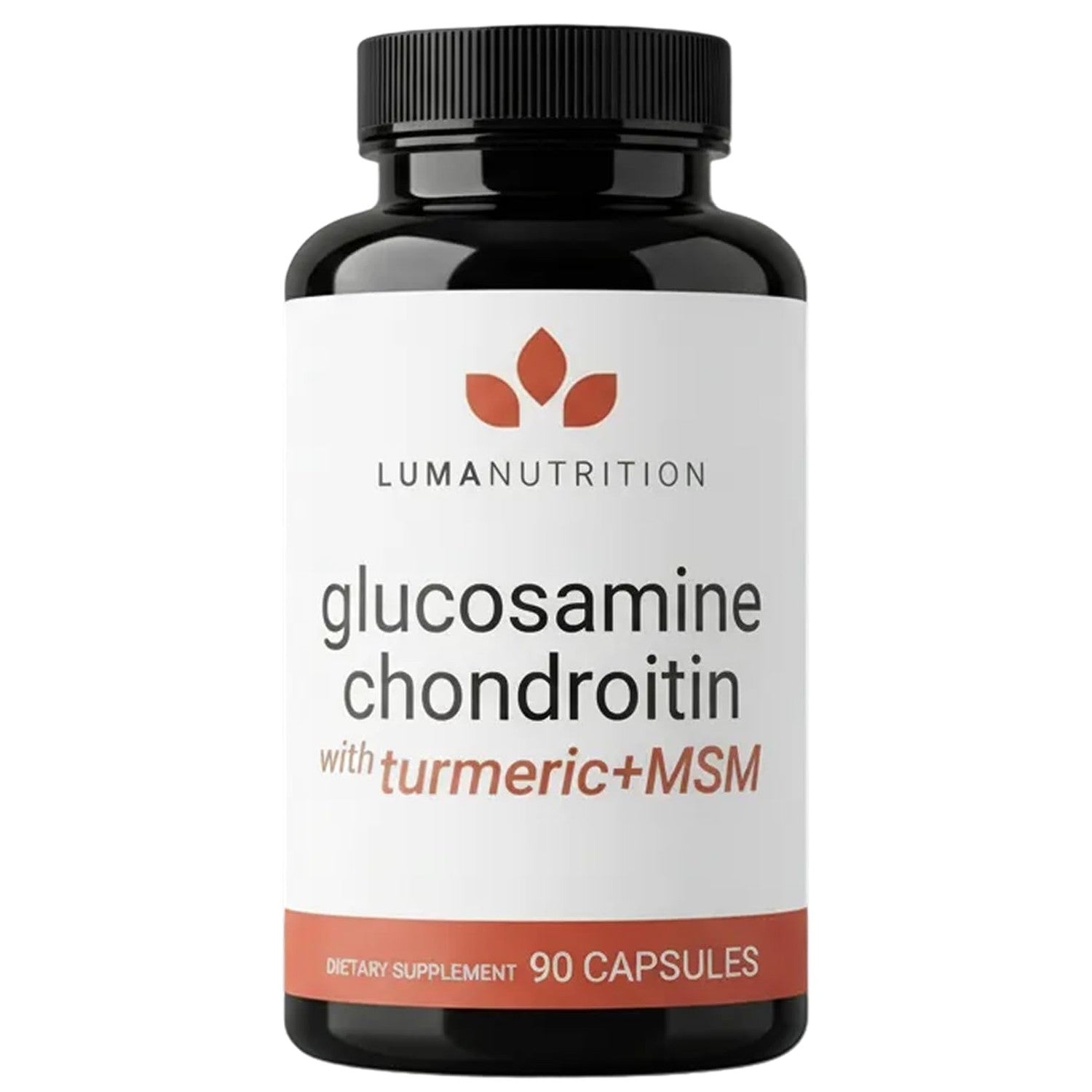 Luma Nutrition Glucosamine Chondroitin MSM Supplement - 90 Capsules