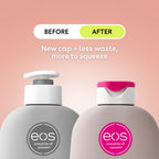 eos Shea Better Body Lotion Coconut Waters, 24-Hour Moisture Skin Care, Lightweight & Non-Greasy, Natural Shea, Vegan, Coconut Body Lotion, 16 fl oz