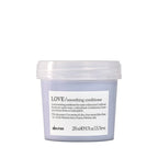 Davines LOVE/Smoothing Conditioner, Rich Anti-Frizz Formula for Frizzy, Coarse or Unruly Hair - Hydrates & Straightens for a Sleek, Shiny Look