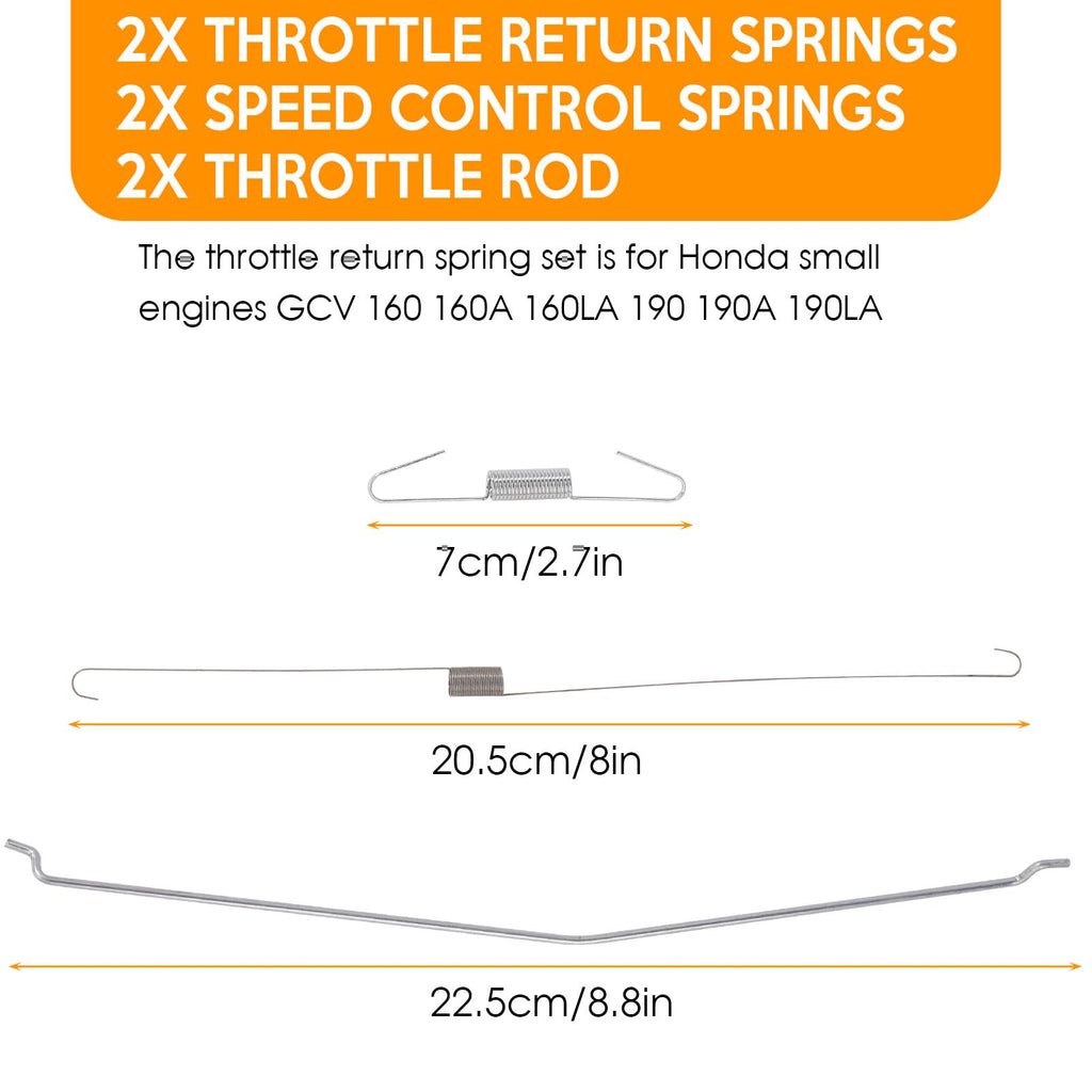 36 Pack Throttle Return Springs for Honda Briggs Engine