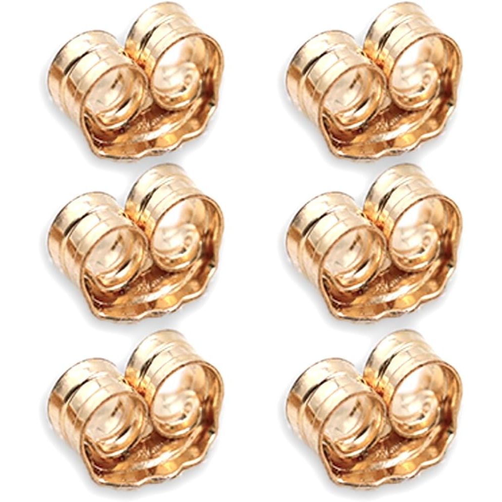 Buy now COOLJOY 14K Gold Earring Backs Ear Locking 6 Piece for Stud Ear Rings 3 Pairs 3 Pair at indiglob india