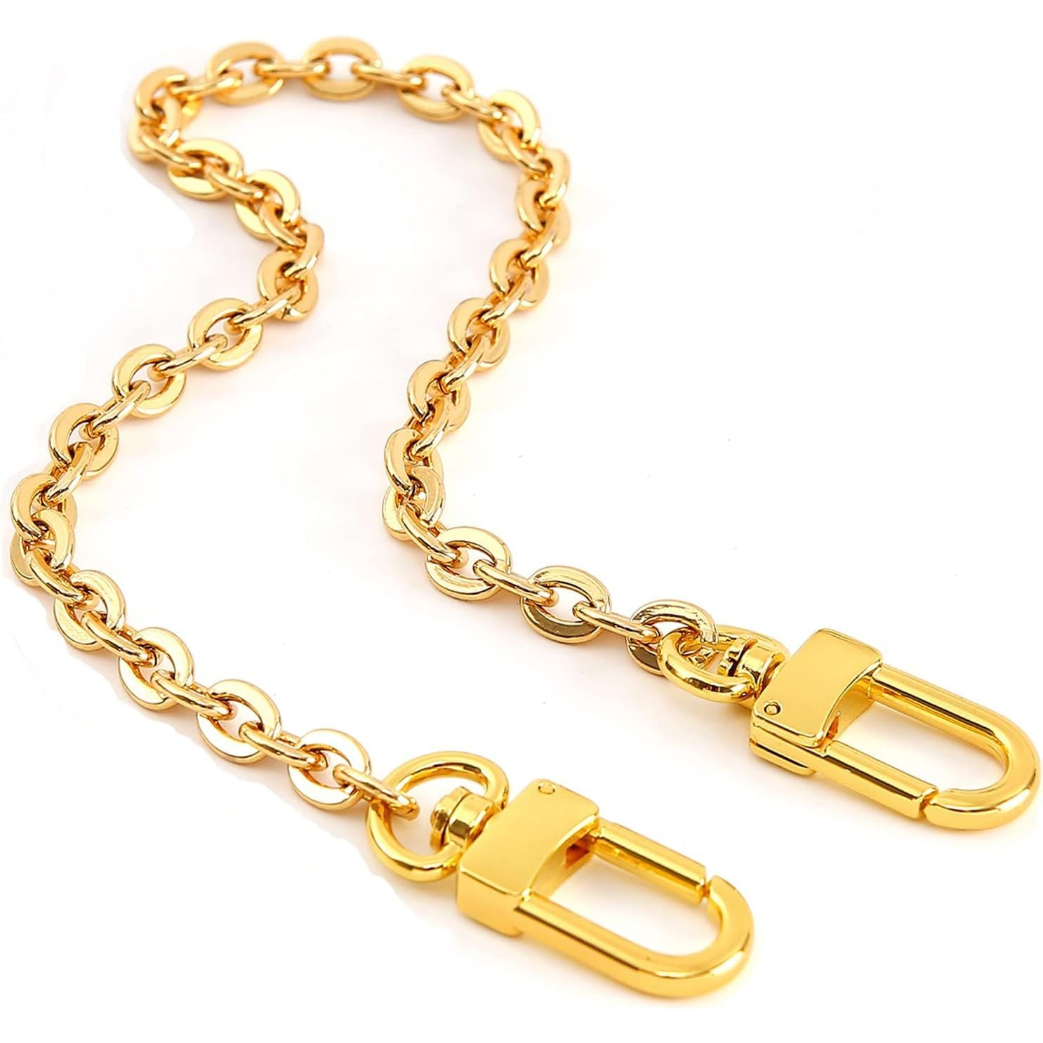 Buy now Mini Copper Purse Chain Shoulder Crossbody Strap Bag Accessories Charm Decoration 46'' Bright Gold at indiglob india