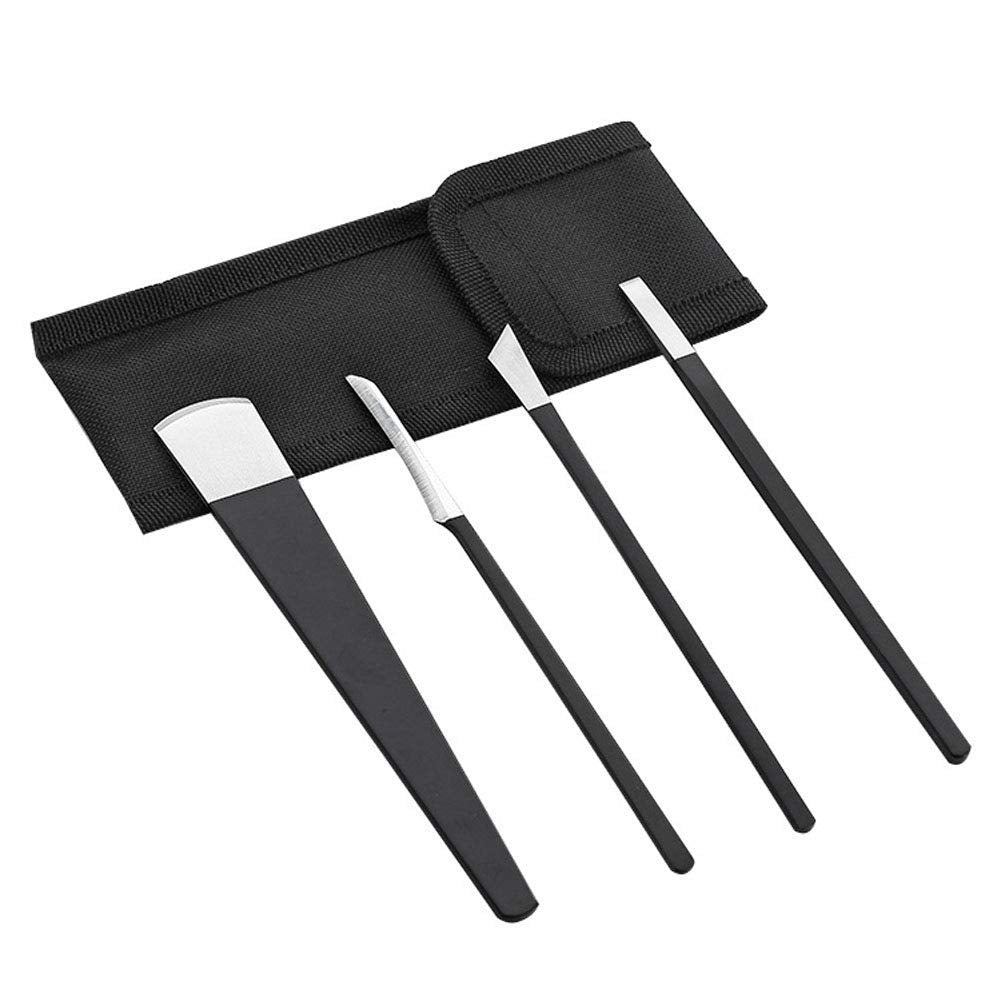Buy now Pedicure Knife Set, 4Pcs Professional Stainless Steel Ingrown Toenail Knife Tools with Storage Bag Nail Knives Cuticle Remover for Feet Ingrown Toe Nail Correction Pedicure Tools Kit at indiglob india