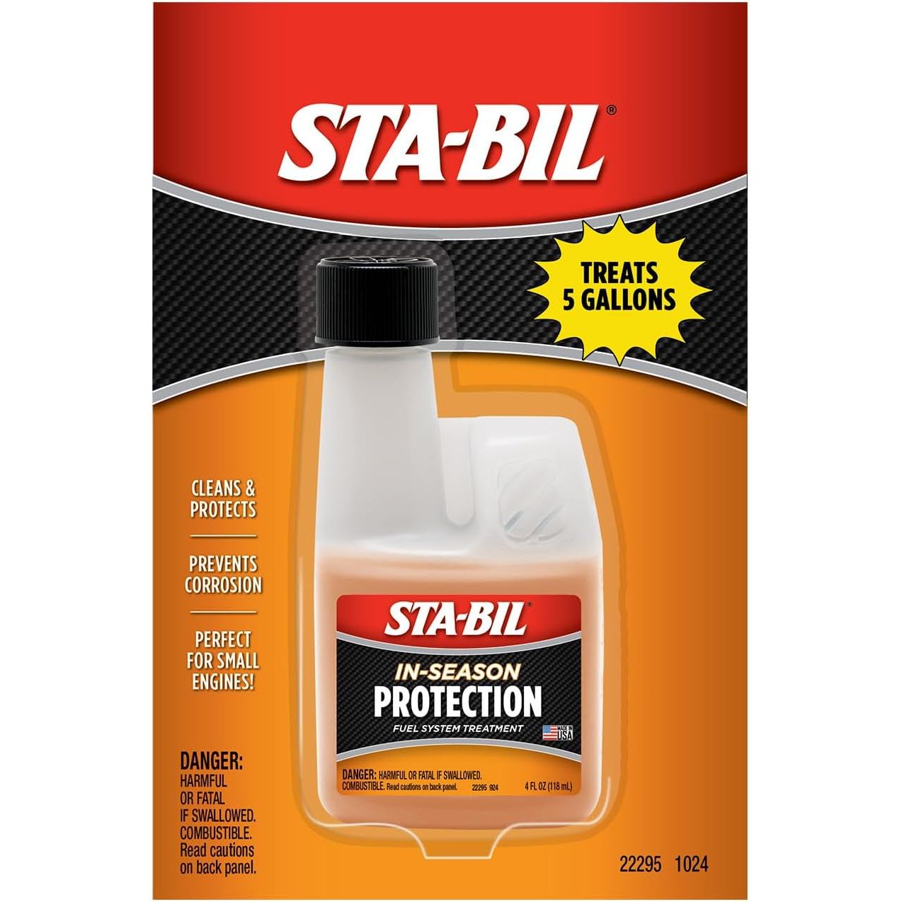 Buy now STA-BIL In-Season Protection Fuel System Treatment | Full Protection Fuel System Cleaner, Injector Cleaner, Increases MPG, Prevents Corrosion, 10 Fl. Oz. 4 fl. oz. 8 Pack at indiglob india