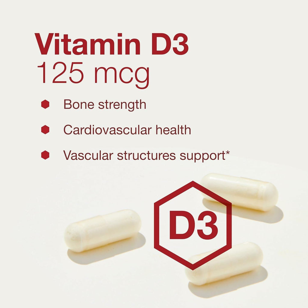 PROTOCOL FOR LIFE BALANCE K2 MK-7 & D3, Vascular Health*, 60 Veg Caps