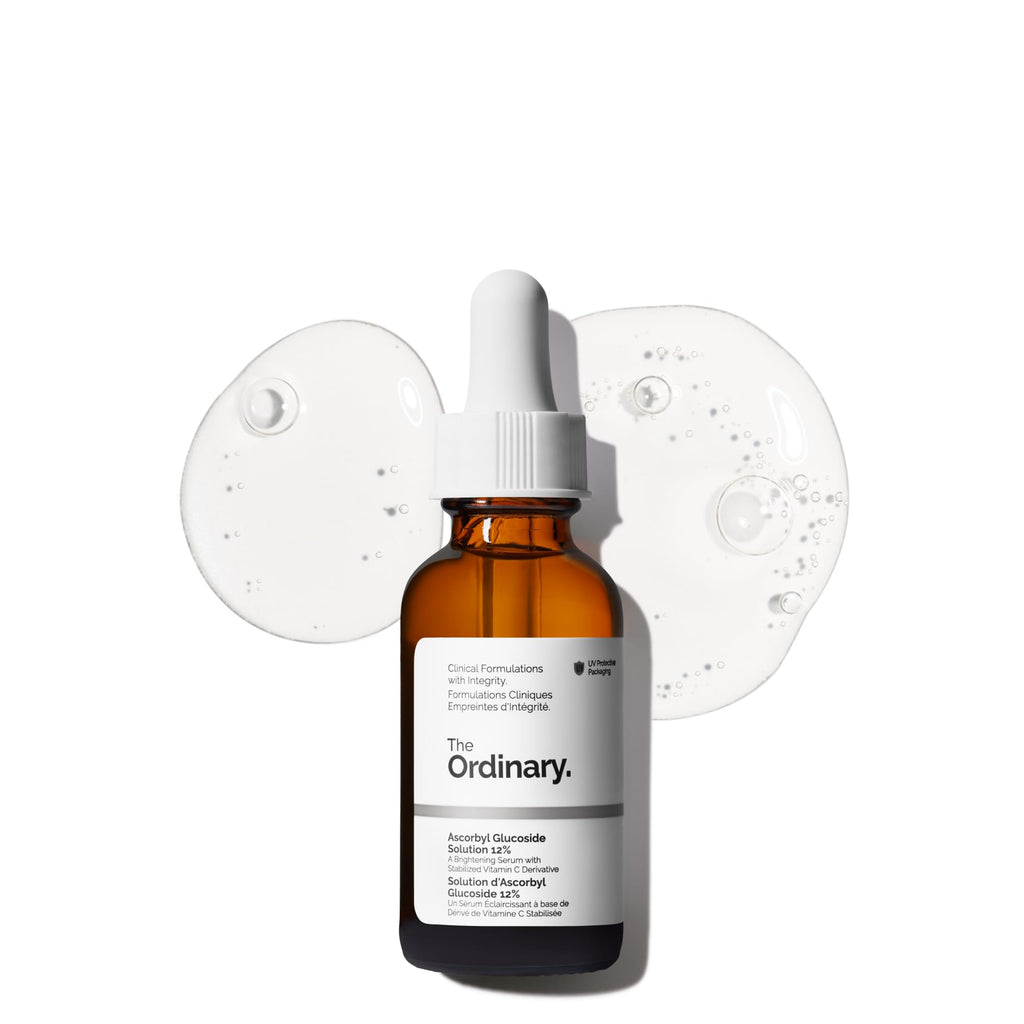 Ascorbyl Glucoside Solution 12%, Vitamin C Serum for Even Skin Tone and Antioxidant Protection, 1 Fl Oz