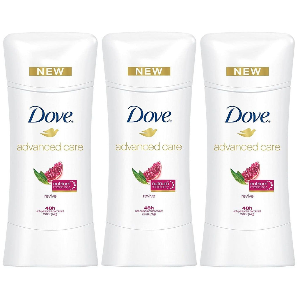 Buy now Dove Advanced Care Anti-Perspirant Deodorant, Revive 2.6 Oz (Pack of 3) 2.6 Ounce (Pack of 3) Revive at indiglob india
