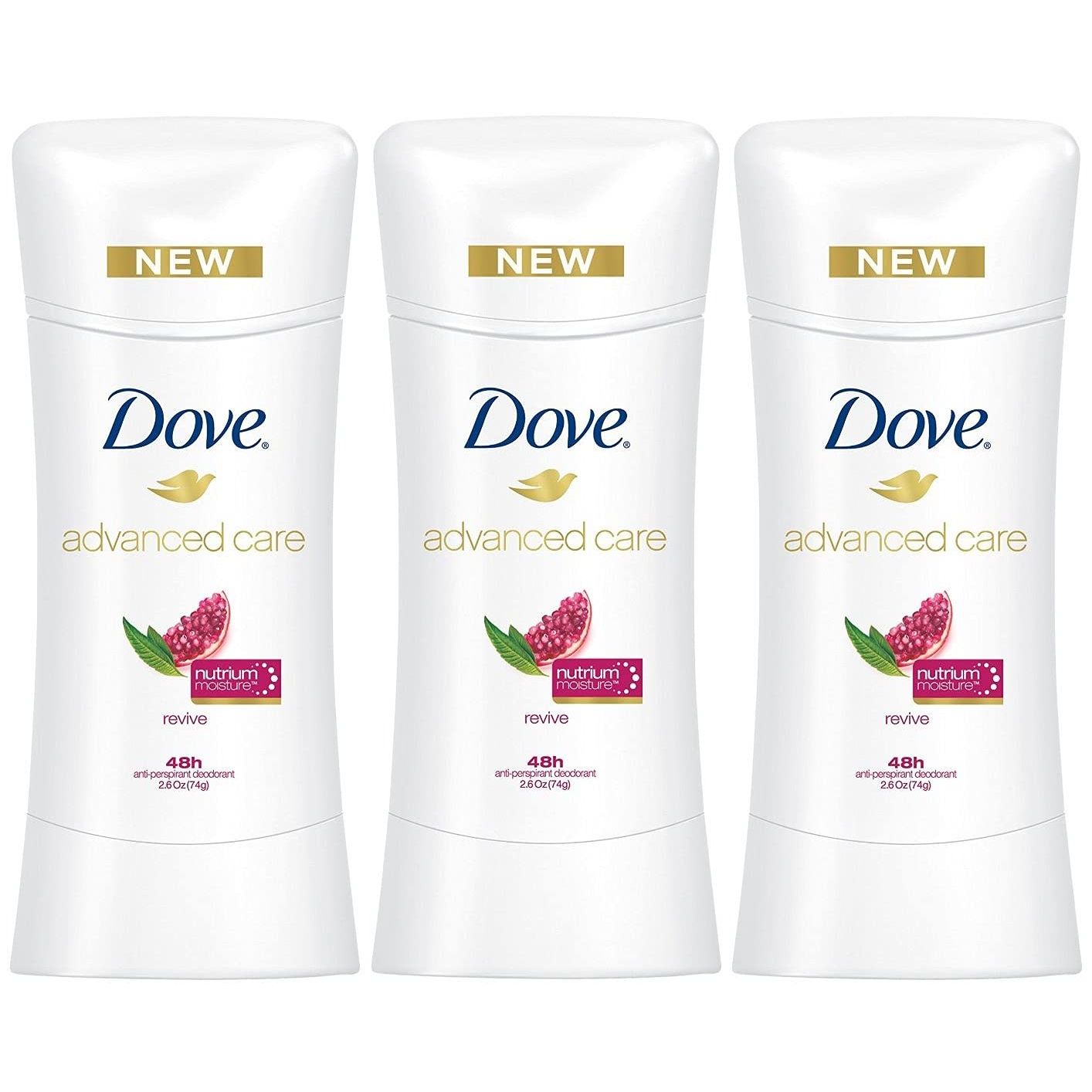 Buy now Dove Advanced Care Anti-Perspirant Deodorant, Revive 2.6 Oz (Pack of 3) at indiglob india