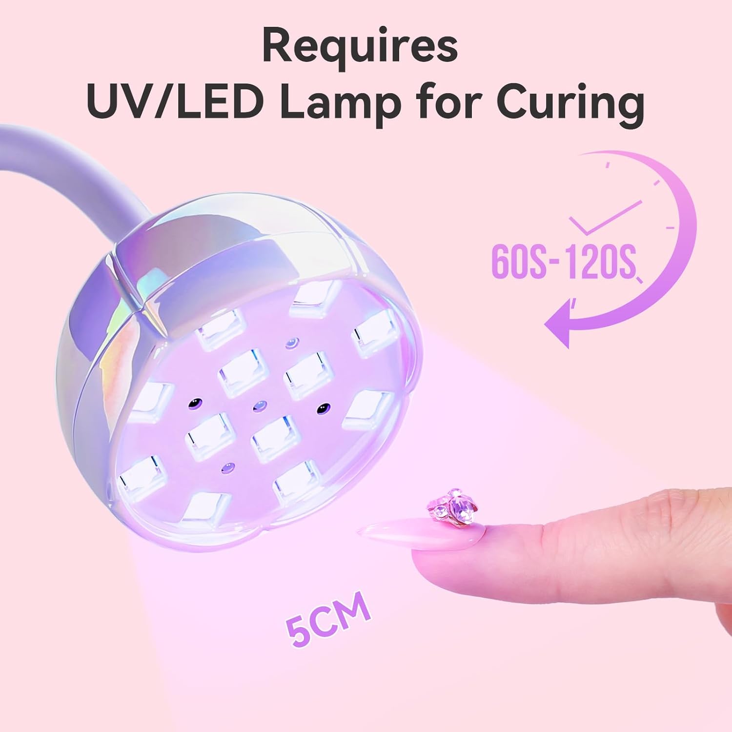 Buy now Makartt Nail Rhinestone Glue: Super Strong Gel Glue for Nail Art Decorations, Charms, 3D Bling, Gems, Jewel Diamonds 30ML Cured Need Beauty at indiglob india