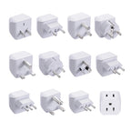 Buy now Ceptics Schuko Germany, France Plug Adapter, Dual Input - Ultra Compact Light Weight - Usa to Russia, South Korea Travel Adaptor Plug - Type E/F (3 Pack) at indiglob india