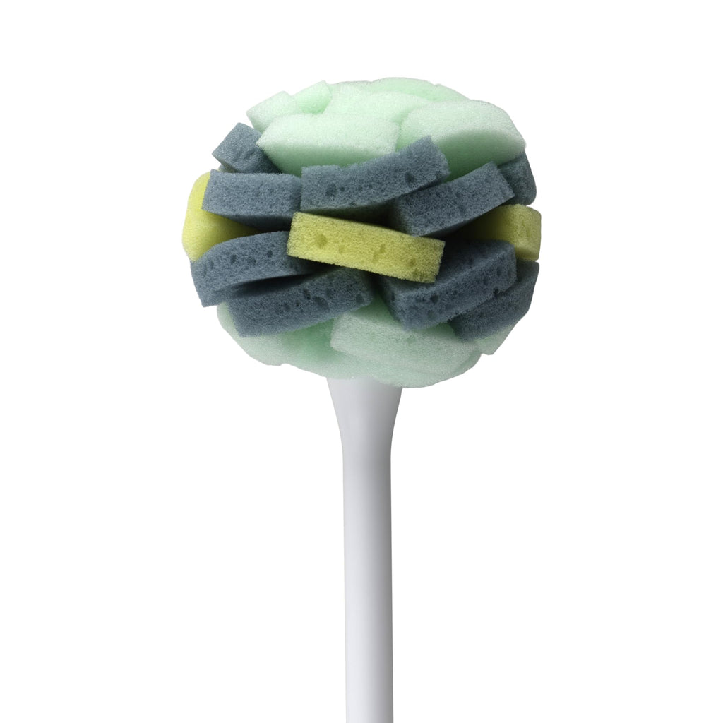 Casabella Kitchen Sponge Dish Brush, 12.87" x 3.5" x 3.12", Multicolor