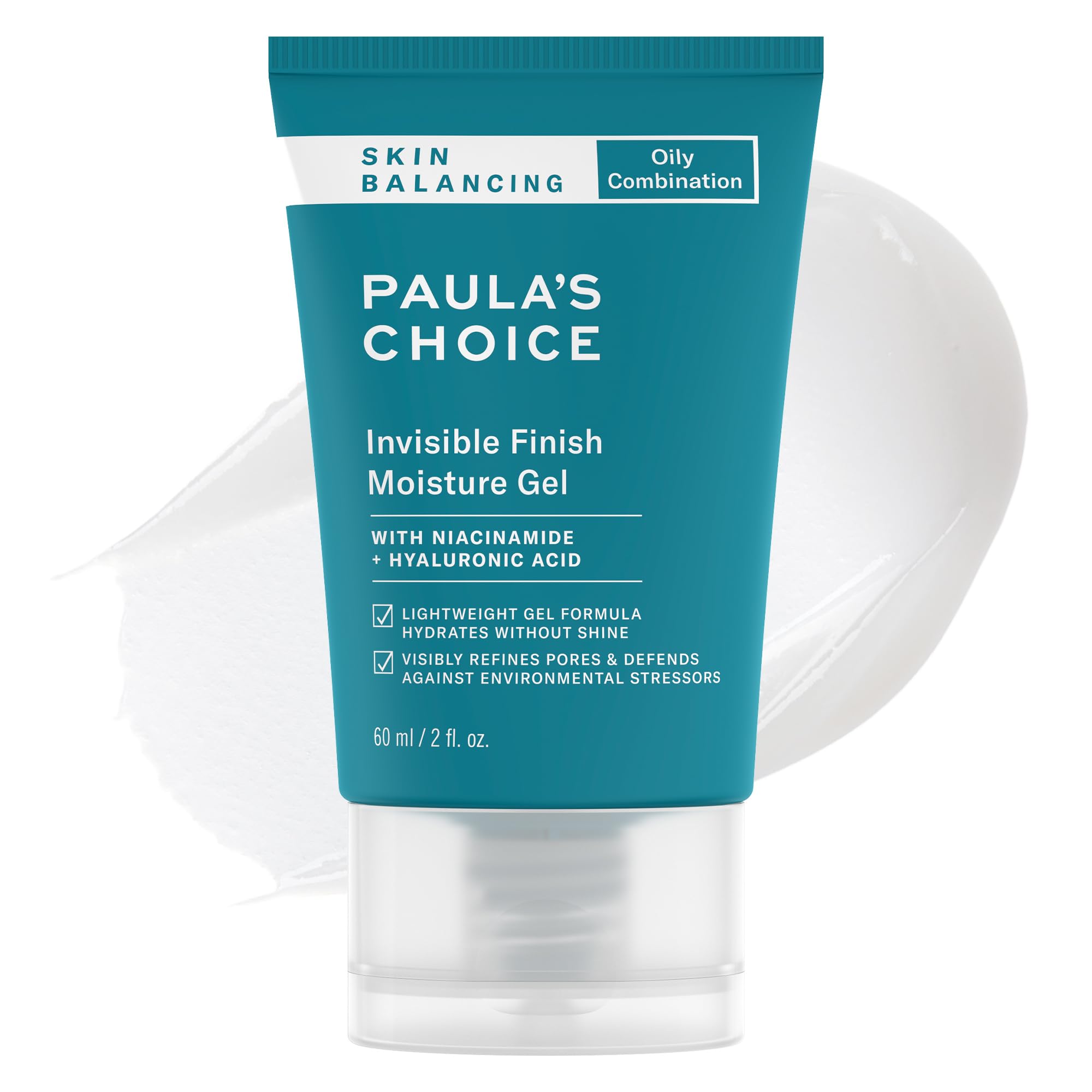 Buy now Paula's Choice SKIN BALANCING Invisible Finish Gel Face Moisturizer with Niacinamide & Hyaluronic Acid, Lightweight Face Gel Cream for Large Pores & Oily Combination Skin, Fragrance-Free, 2oz at indiglob india