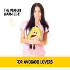 Buy now Happy Fuel Avocado Microwavable Unscented 1.5lbs Heating Pad For Women And Kids- Cute Soft Cozy Pillow Plush Heatable Warm Stuffed Animals- Kawaii Hot & Cold Plushie Food Toy - Avocado Gifts For Girls at indiglob india
