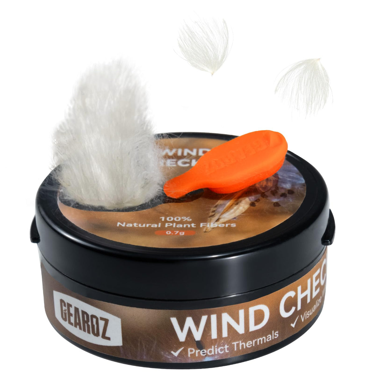 GearOZ Wind Direction Indicator Checkers Powder-Free Natural Fiber