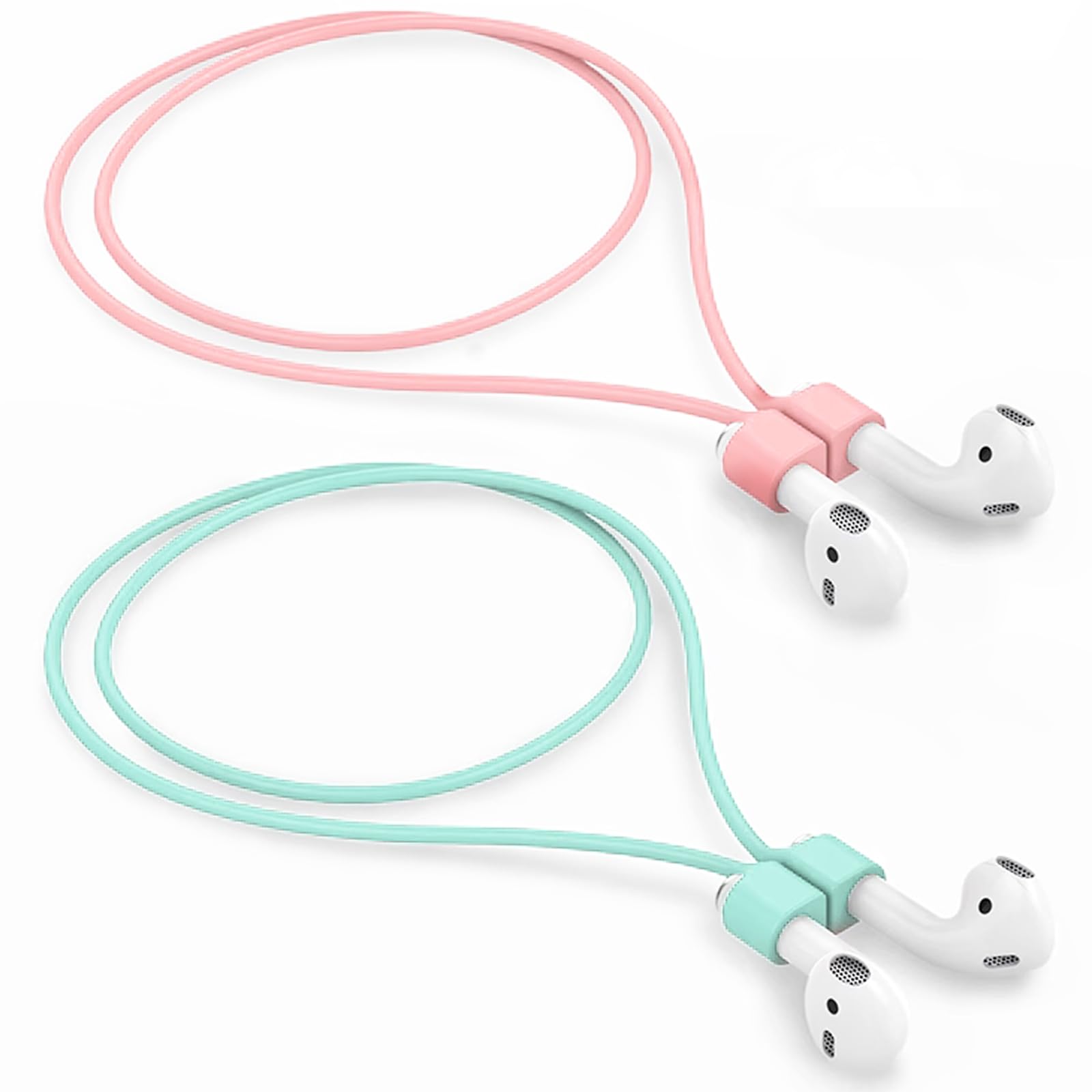 Buy now 5 Pack Ultra Strong Magnetic AirPods Pro Straps, Anti-Lost Neck Cord for AirPods Pro 3 2025,AirPods 4th, AirPods Pro 2nd/1st, AirPod 3rd, AirPod 2nd/1st - 5 Pcs Silicone Sports Lanyard and 2 Ear Hook C10-pink+mint Green at indiglob india