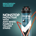 Degree Men Antiperspirant Deodorant Dry Spray Black + White 3 Pack 3.8 oz | Protects from Deodorant Stains Antiperspirant for Men with MotionSense Technology