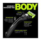 Gillette Labs Body + Intimate Razor For Men, Handle + 4 Blade Refills, Travel Cover
