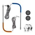 2 PCS Meat Probe for Traeger Pellet Grill with Grommets & Clips, 3.5mm Plug