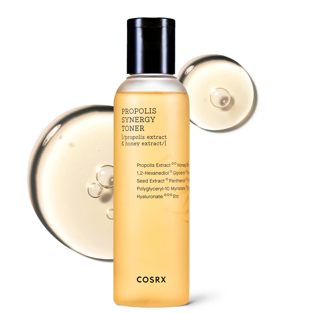 Buy now COSRX Full Fit Propolis Synergy Toner, 150ml / 5.07 fl.oz | Instant Moisture Boosting Toner, Propolis 72.6% Honey 10.7% Panthenol, Korean Skin Care at indiglob india