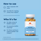 Uqora Defend, Urinary Tract Support, 120 Capsules (2 Pack) | Urinary Tract Health Supplement, Cleanse Biofilm** with D-Mannose, Green Tea Extract, Turmeric Extract, and More, Gluten-Free