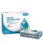 Winner Sterile Saline Wipes, 6 x 8 in, Individually Wrapped, 70 Count