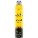 got2b Glued Customizable Hold Spray Wax, 2-in-1 Dual Nozzle, 8 oz | Versatile styling for flexible texture or structured hold, Lightweight formula, Washes out easily, Non-sticky feel