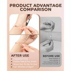 2 Pcs Bracelet Helper Tool, Portable Bracelet Helper with Rubber Tip Clip and 1mm Round Hook for Necklaces, Watches and Independent Jewelry Wear
