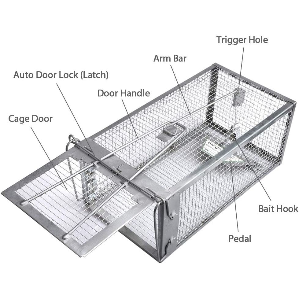 Buy now Gingbau Chipmunk Trap Humane Live Mouse Rat Cage Trap - Small at indiglob india