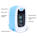 CONTEC Pulse Oximeter, SpO2 & PR Waveform Blood Oxygen Monitor w/Lanyard