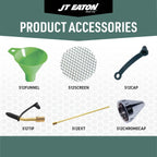 JT Eaton Puff-D Bulb Insecticidal Duster for Pest Control, Green