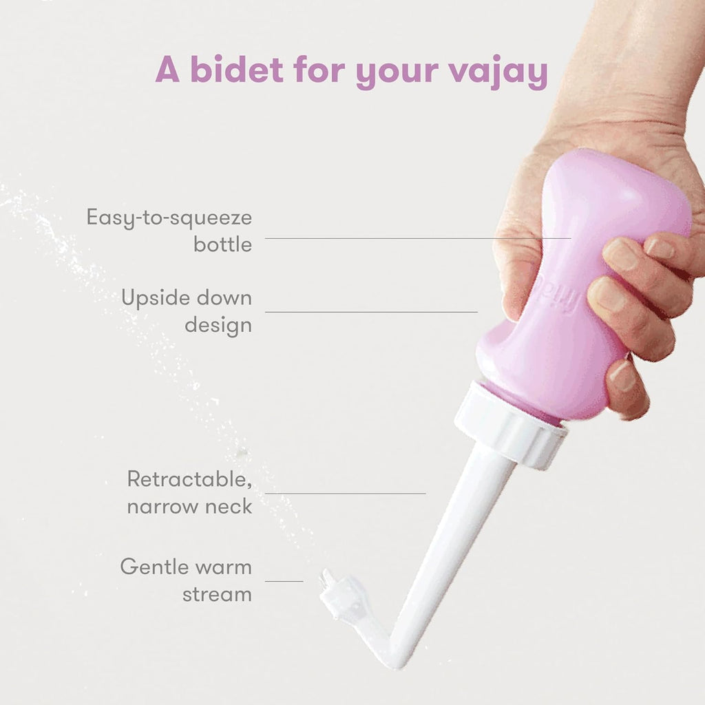 Buy now Frida Mom Upside Down Peri Bottle for Postpartum Care, Portable Bidet Perineal Cleansing and Recovery for New Mom, The Original Fridababy MomWasher at indiglob india