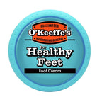 O'Keeffe's Healthy Feet Foot Cream, 3.2 oz Jar, 1-Pack For Extreme Dryness | Repairs Extremely Cracked, Dry Feet, Retains Moisture Levels, Hypoallergenic, Non-Greasy, Instantly Boosts Moisture