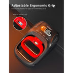 Grip Strength Tester Trainer - Electronic Hand Dynamometer of 400lbs/180kg & Grip strengthener with Adjustable Resistance for Sport