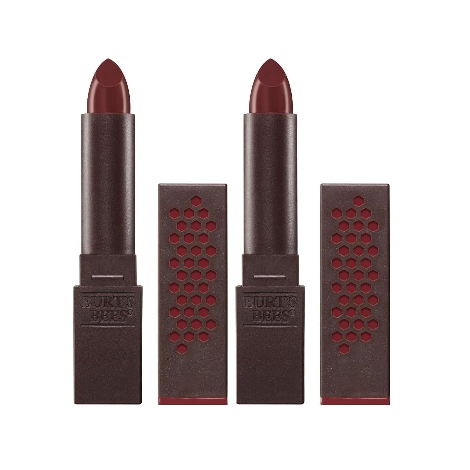 Buy now Burt's Bees 100% Natural Moisturizing Lipstick, Fuchsia Flood - 1 Tube 1 Count (Pack of 2) Russet River at indiglob india