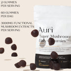 Nutrition Super Mushroom Daily Gummies – All-in-One Functional Gummy with 12 Mushroom Blend Including Lion’s Mane, Reishi, Chaga & Cordyceps – 60 Gummies